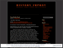 Tablet Screenshot of historyimprov.wordpress.com