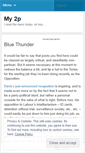 Mobile Screenshot of my2p.wordpress.com