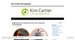 Desktop Screenshot of kimcartierphoto.wordpress.com