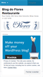 Mobile Screenshot of floresrestaurante.wordpress.com