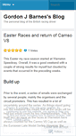 Mobile Screenshot of gordonjbarnes.wordpress.com