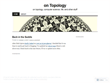 Tablet Screenshot of ontopo.wordpress.com