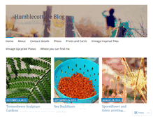 Tablet Screenshot of humblecottageblog.wordpress.com