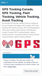 Mobile Screenshot of gpstrackingcanada.wordpress.com