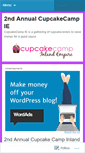 Mobile Screenshot of cupcakecampie.wordpress.com