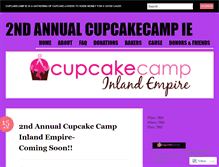 Tablet Screenshot of cupcakecampie.wordpress.com