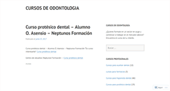 Desktop Screenshot of cursosdeodontologia.wordpress.com