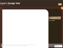 Tablet Screenshot of lynnsgaragesale.wordpress.com