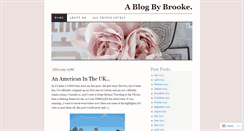 Desktop Screenshot of brookeabigail.wordpress.com