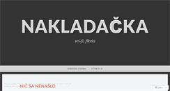 Desktop Screenshot of nakladacka.wordpress.com