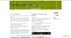 Desktop Screenshot of gemellidelgol.wordpress.com
