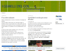 Tablet Screenshot of gemellidelgol.wordpress.com