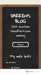 Mobile Screenshot of darrenstraight.wordpress.com
