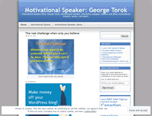 Tablet Screenshot of motivationalspeaker1.wordpress.com