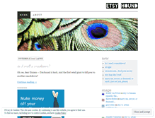 Tablet Screenshot of etsyhound.wordpress.com