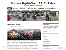 Tablet Screenshot of nebcfaithriders.wordpress.com