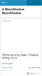 Mobile Screenshot of amoonshadow.wordpress.com