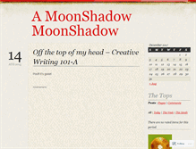 Tablet Screenshot of amoonshadow.wordpress.com