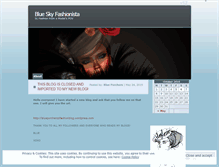 Tablet Screenshot of blueporchersfashionblog.wordpress.com