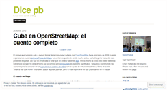 Desktop Screenshot of dicepb.wordpress.com