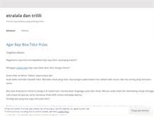 Tablet Screenshot of etralala.wordpress.com
