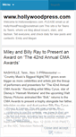 Mobile Screenshot of hollywoodpress.wordpress.com