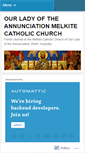 Mobile Screenshot of annunciation.wordpress.com