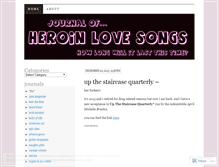 Tablet Screenshot of heroinlovesongs1.wordpress.com