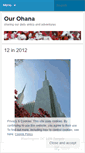 Mobile Screenshot of ourohana.wordpress.com