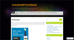Desktop Screenshot of chaosscriptcoverage.wordpress.com