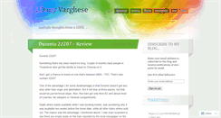 Desktop Screenshot of danyvarghese.wordpress.com