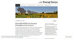 Desktop Screenshot of energisurya.wordpress.com