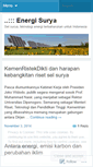 Mobile Screenshot of energisurya.wordpress.com