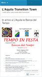 Mobile Screenshot of laquilaintransizione.wordpress.com