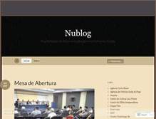 Tablet Screenshot of nudocblog.wordpress.com