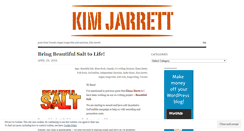 Desktop Screenshot of kimjarrett.wordpress.com