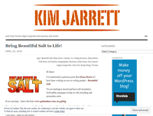 Tablet Screenshot of kimjarrett.wordpress.com