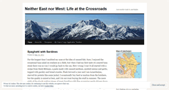 Desktop Screenshot of eastwestcrossroads.wordpress.com