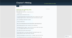 Desktop Screenshot of chaztor.wordpress.com