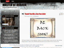 Tablet Screenshot of masterofhorrormovies.wordpress.com