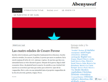 Tablet Screenshot of abenyusuf.wordpress.com