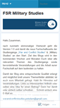 Mobile Screenshot of militarystudies.wordpress.com