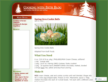 Tablet Screenshot of cookingwithbeth.wordpress.com