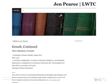 Tablet Screenshot of jenpearce.wordpress.com