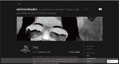Desktop Screenshot of mirrorshades.wordpress.com