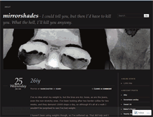 Tablet Screenshot of mirrorshades.wordpress.com