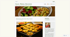 Desktop Screenshot of cleanwholedelicious.wordpress.com