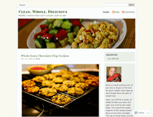 Tablet Screenshot of cleanwholedelicious.wordpress.com