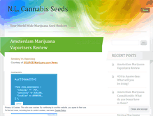 Tablet Screenshot of nlcannabisseeds.wordpress.com