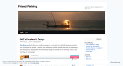 Desktop Screenshot of friendfishing.wordpress.com